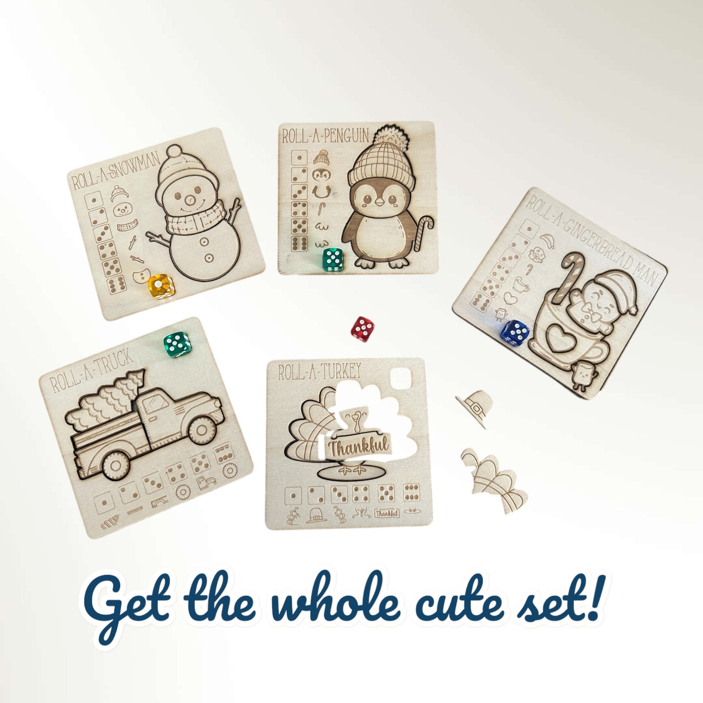 Digital Download Dice Game: Roll-a-Truck