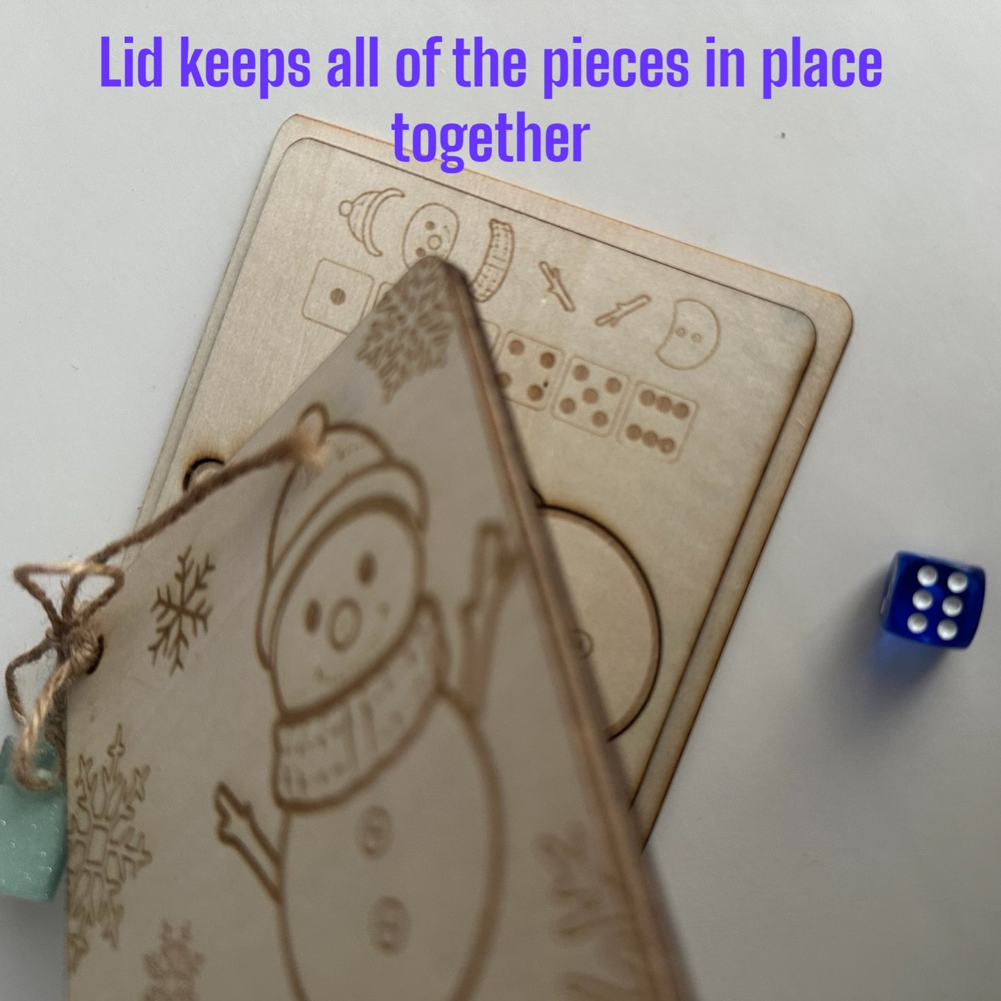 Digital Download Travel Dice Game: Roll-a-Penguin