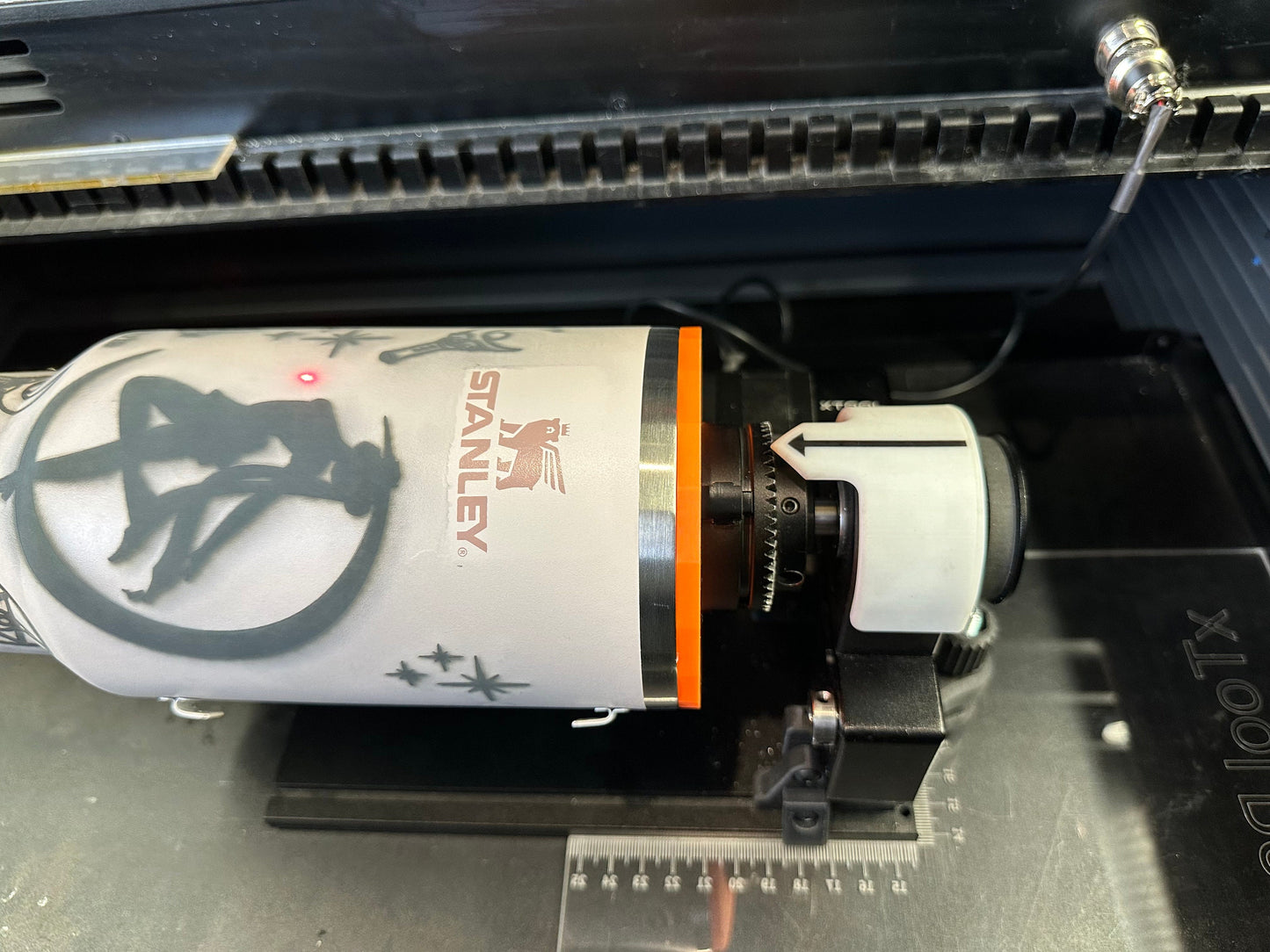 Laser Chuck Rotary Threaded Quick Change for Easy Alignment Lid Adapter