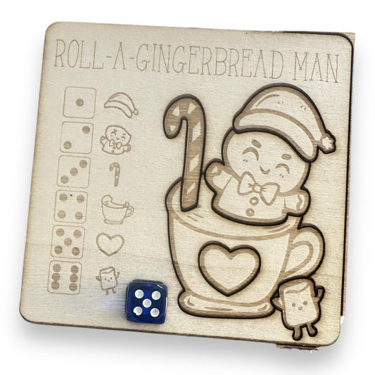 Dice Game: Roll-a-Gingerbread Man