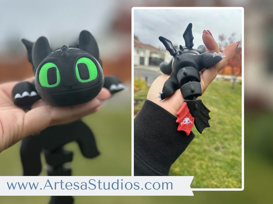 Toothless Flexi How to Train Your Dragon