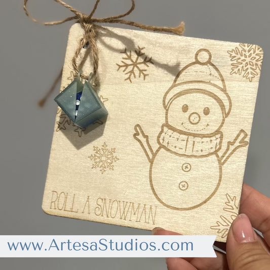 Travel Dice Game: Roll-a-Snowman