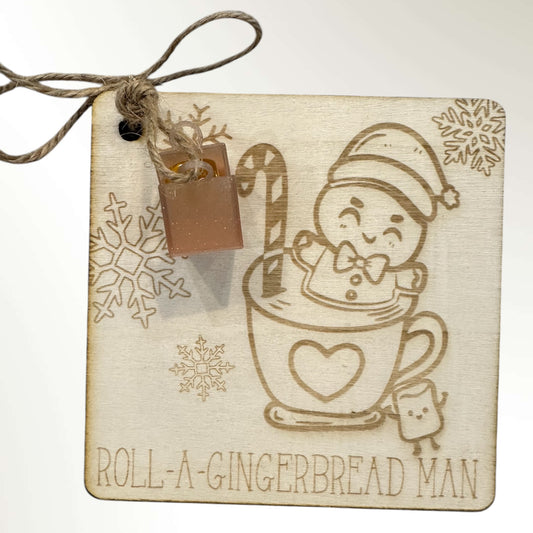 Travel Dice Game: Roll-a-Gingerbread Man