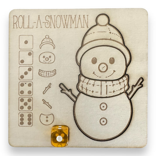 Dice Game: Roll-a-Snowman