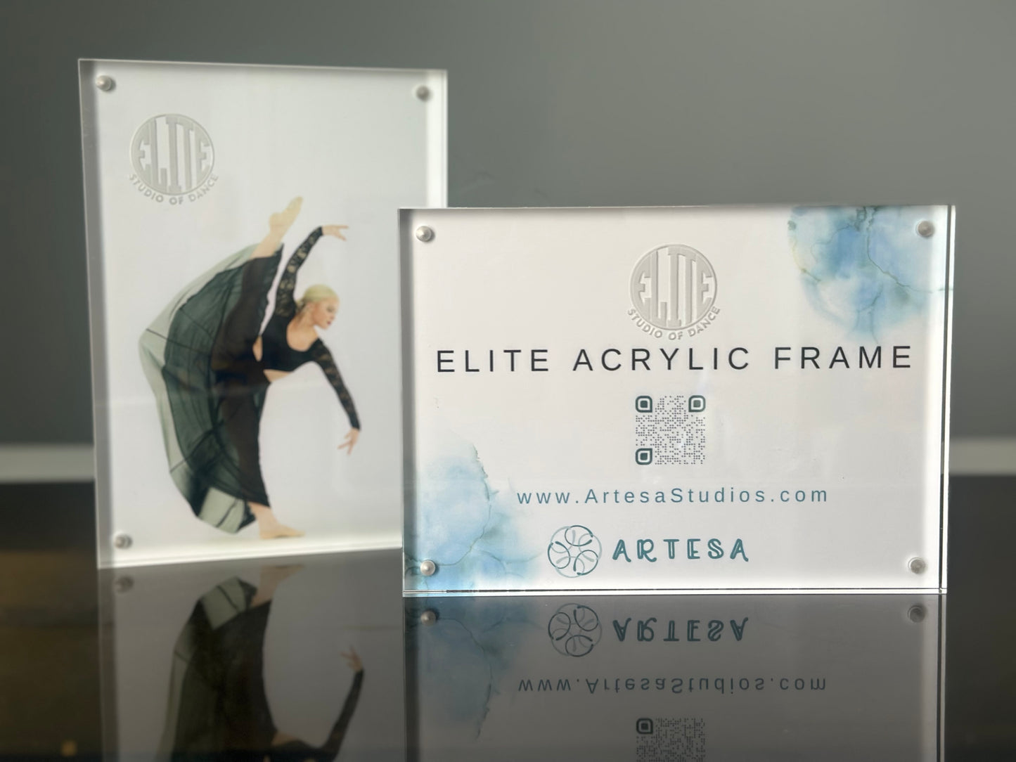 Personalized Acrylic Glass Photo Frame 5” x 7” - ELITE STUDIO OF DANCE