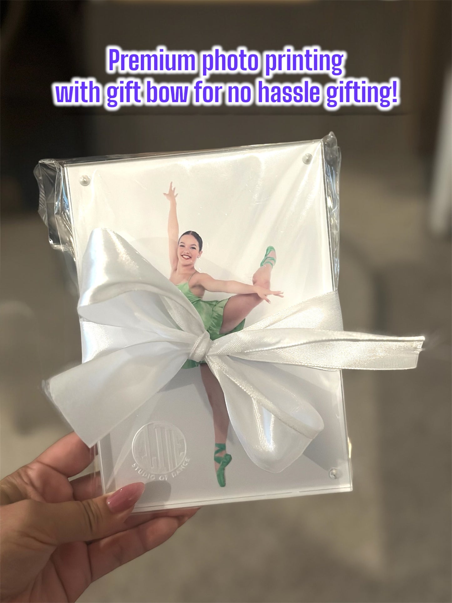 Personalized Acrylic Glass Photo Frame 5” x 7” - Family