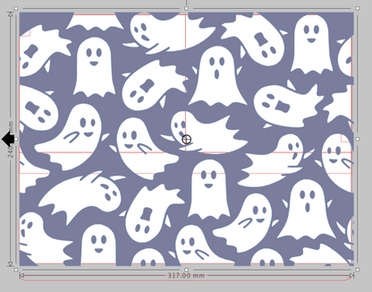 Cute Flying Ghosts Laser Engrave SVG Files