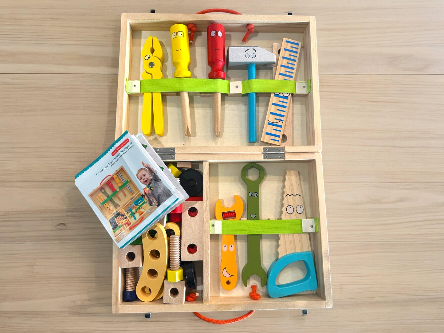 Personalized Wooden Toy Tool Kit